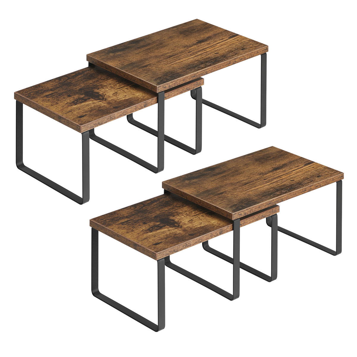 Cabinet Organizer Shelf (Set of 4)